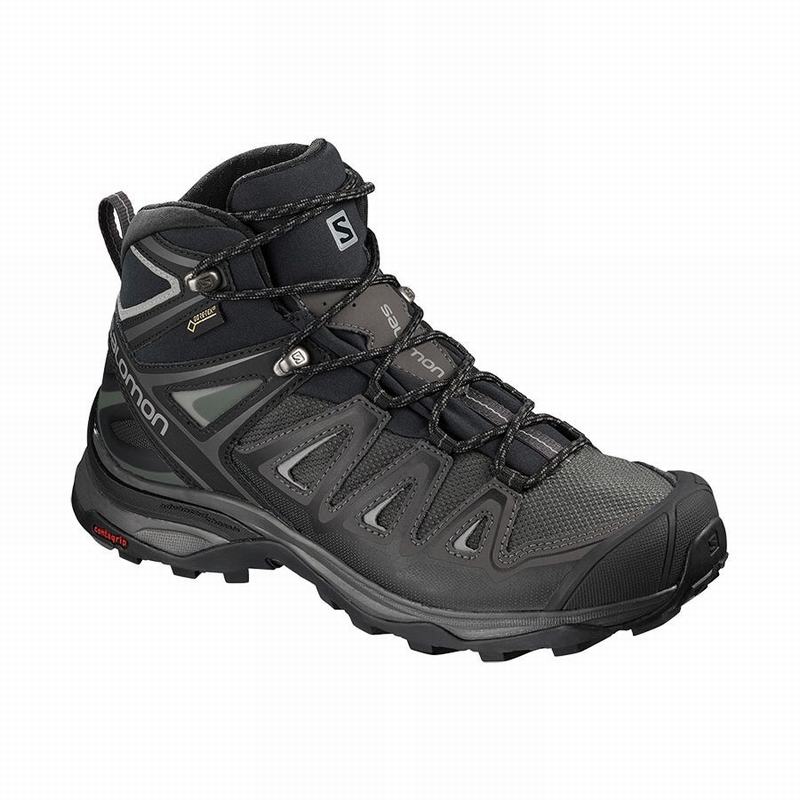 Salomon Israel X ULTRA 3 MID GORE-TEX - Womens Hiking Boots - Black (JNCT-81759)